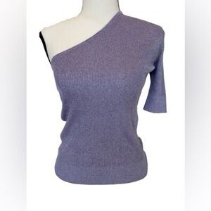 Iro One Shoulder Top in Lavender